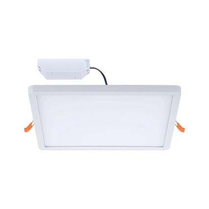 Paulmann 93060 - LED/16W IP44 ar regulējamu spilgtumu vannas istabas iebūvējamais griestu gaismeklis AREO 230V 23x23 cm balts