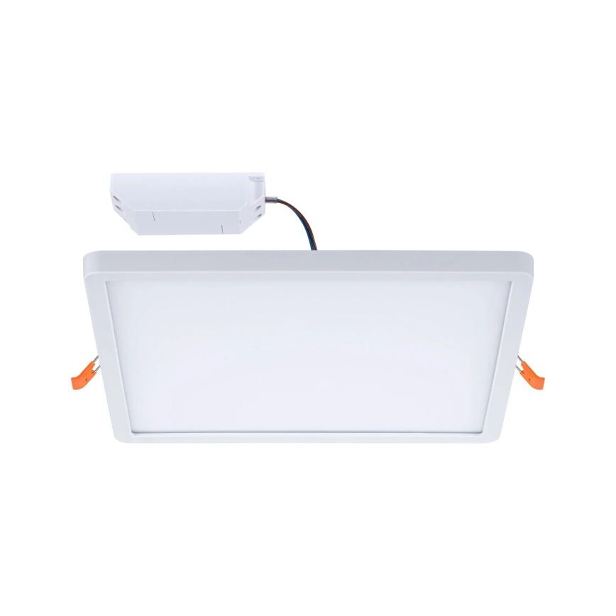 Paulmann 93060 - LED/16W IP44 ar regulējamu spilgtumu vannas istabas iebūvējamais griestu gaismeklis AREO 230V 23x23 cm balts