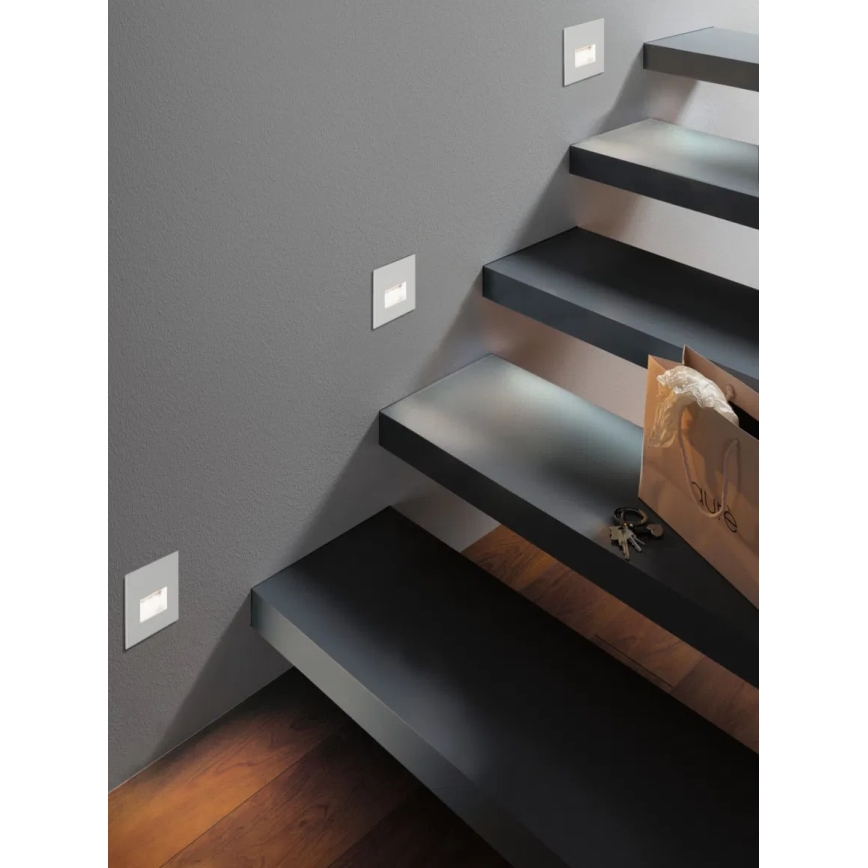 Paulmann 93093 - LED/1,2W Kāpņu telpas lampa EDGE 230V