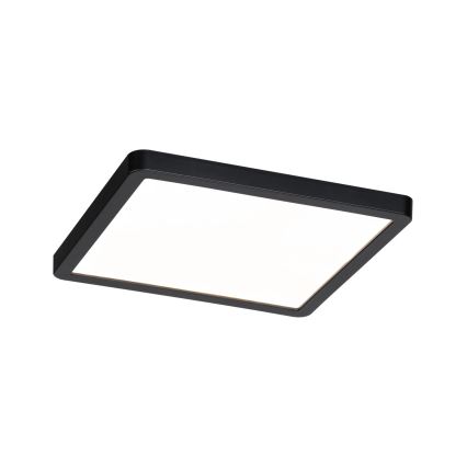 Paulmann 93101 - LED/13W IP44 Vannas istabas iebūvējamais griestu gaismeklis AREO 230V 2000/3000/4000K 17,5x17,5 cm melns