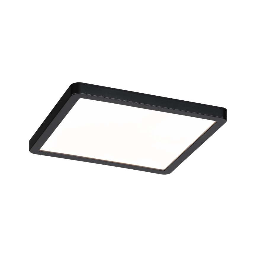 Paulmann 93101 - LED/13W IP44 Vannas istabas iebūvējamais griestu gaismeklis AREO 230V 2000/3000/4000K 17,5x17,5 cm melns