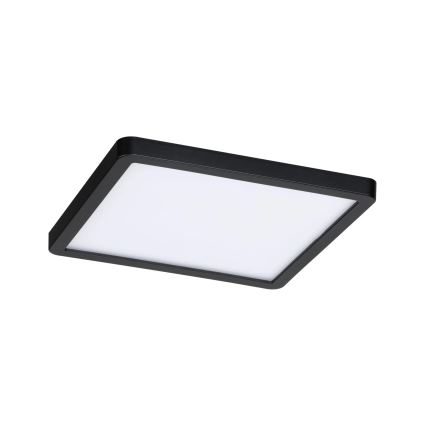 Paulmann 93101 - LED/13W IP44 Vannas istabas iebūvējamais griestu gaismeklis AREO 230V 2000/3000/4000K 17,5x17,5 cm melns