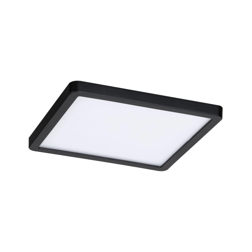 Paulmann 93101 - LED/13W IP44 Vannas istabas iebūvējamais griestu gaismeklis AREO 230V 2000/3000/4000K 17,5x17,5 cm melns