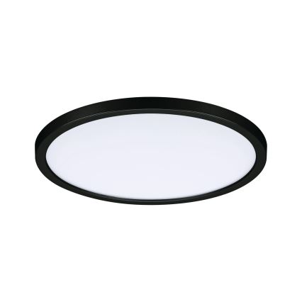 Paulmann 93102 - LED/16W IP44 Ar regulējamu spilgtumu vannas istabas iebūvējamais griestu gaismeklis AREO 230V 2000/3000/4000K Ø 23 cm melns