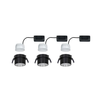 Paulmann 93383 - KOMPLEKTS 3xLED/6W IP44 Aptumšojama vannas istabas piekaramo griestu lampa GIL 230V