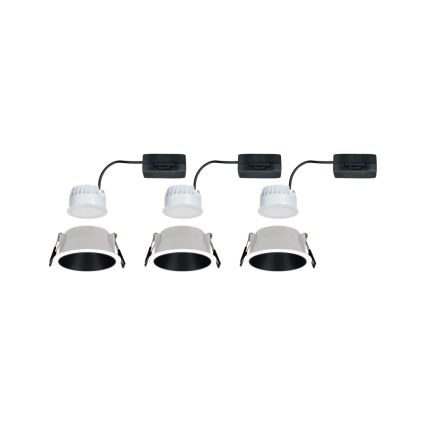 Paulmann 93402 - KOMPLEKTS 3xLED/6W IP44 Aptumšojama vannas istabas piekaramo griestu lampa COLE 230V