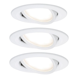 Paulmann 93449 - KOMPLEKTS 3xLED/6,5W IP23 Vannas istabas iegremdējama lampa NOVA 230V