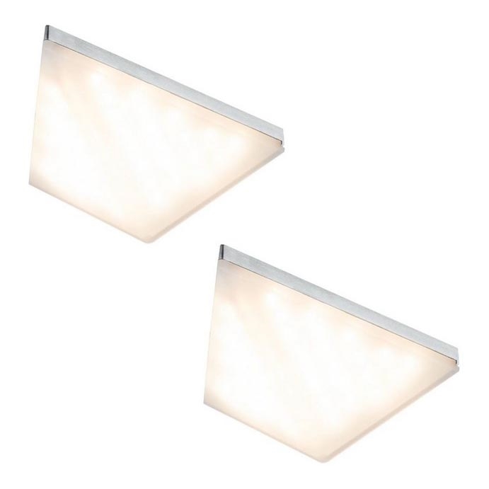 Paulmann 93584 - KOMPLEKTS 2xLED/6,2W IP44 Mēbeļu apgaismojums KITE 230V