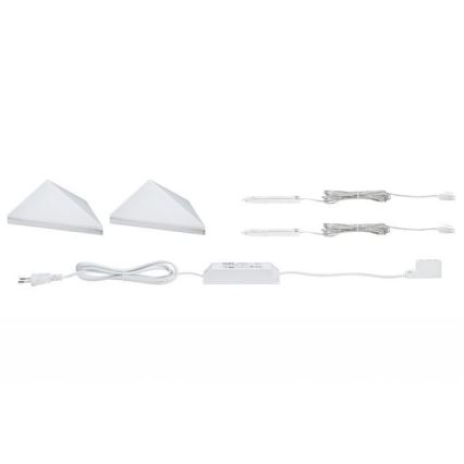 Paulmann 93584 - KOMPLEKTS 2xLED/6,2W IP44 Mēbeļu apgaismojums KITE 230V
