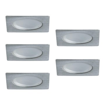 Paulmann 93587 - KOMPLEKTS 5xLED/0,4W Iegremdējama lampa 12V/230V 2700K