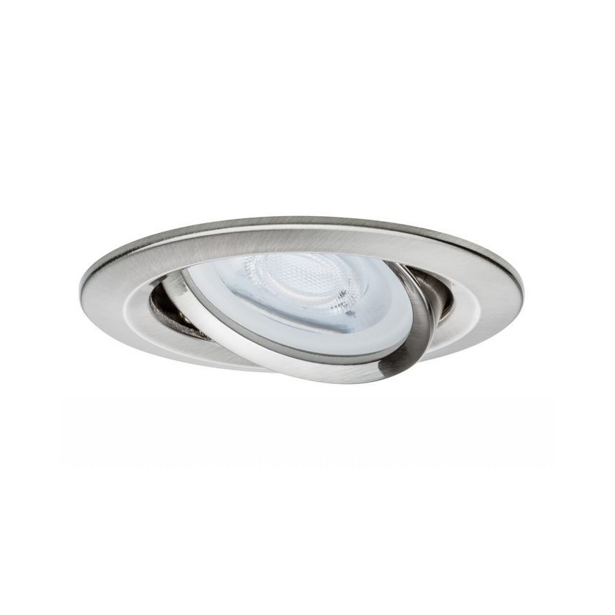 Paulmann 93607 - KOMPLEKTS 3x LED GU10/7W IP23 Aptumšojams vannas istabas gaismeklis NOVA 230V