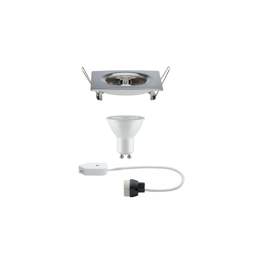 Paulmann 93611 - LED-GU10/7W IP44 Aptumšojama iegremdējama vannas istabas lampa NOVA 230V