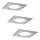 Paulmann 93615 - KOMPLEKTS 3x LED/7W IP44 Aptumšojams vannas istabas iegremdēts gaismeklis