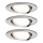 Paulmann 93652 - KOMPLEKTS 3x LED GU10/6,1W IP23 Vannas istabas iegremdējama lampa 230V