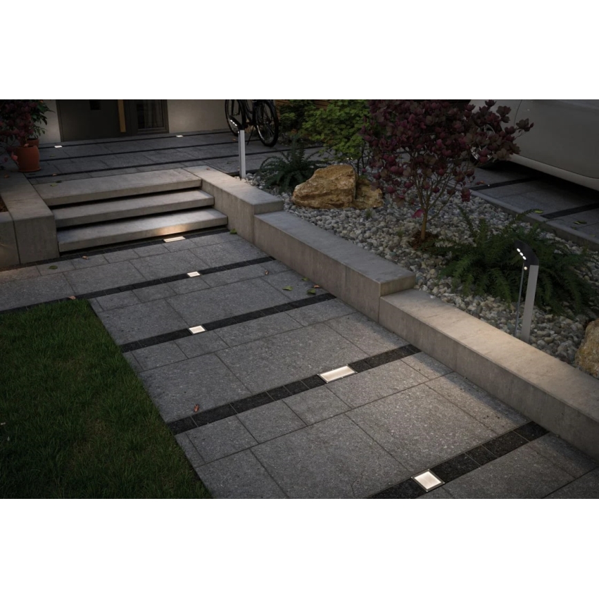 Paulmann 93774 - LED/0,24W IP67 Pagalma saules enerģijas lampa CUBE 1,2V 1200 mAh
