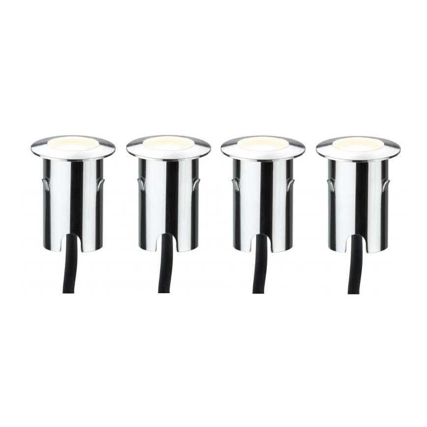 Paulmann 93784 - KOMPLEKTS 4x LED/0,7W IP67 Piebraucamā ceļa lampa SPECIAL LINE 230/12V