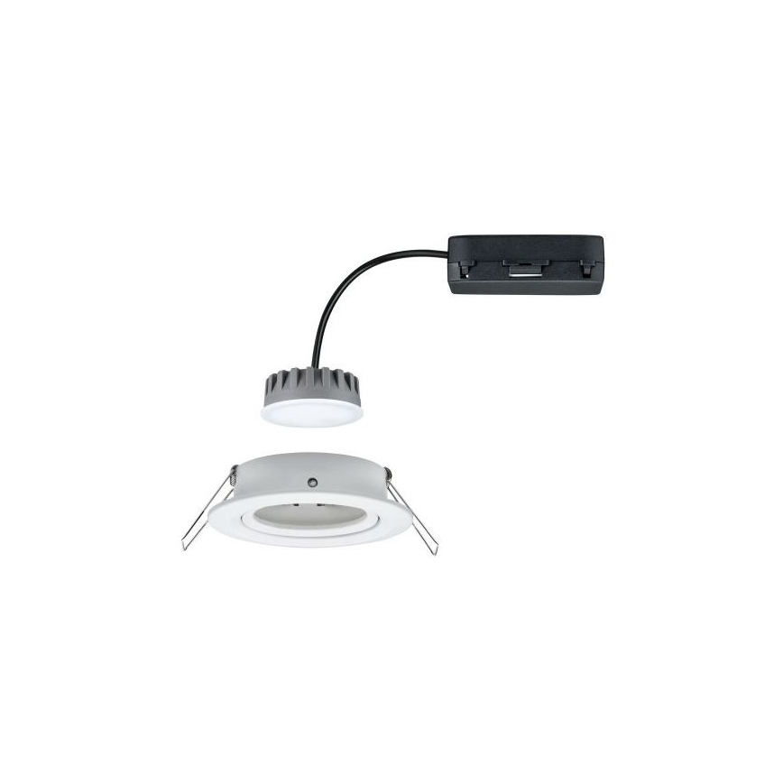 Paulmann 93871 - LED/6W IP23 ar regulējamu spilgtumu vannas istabas iebūvējamais griestu gaismeklis COIN 230V