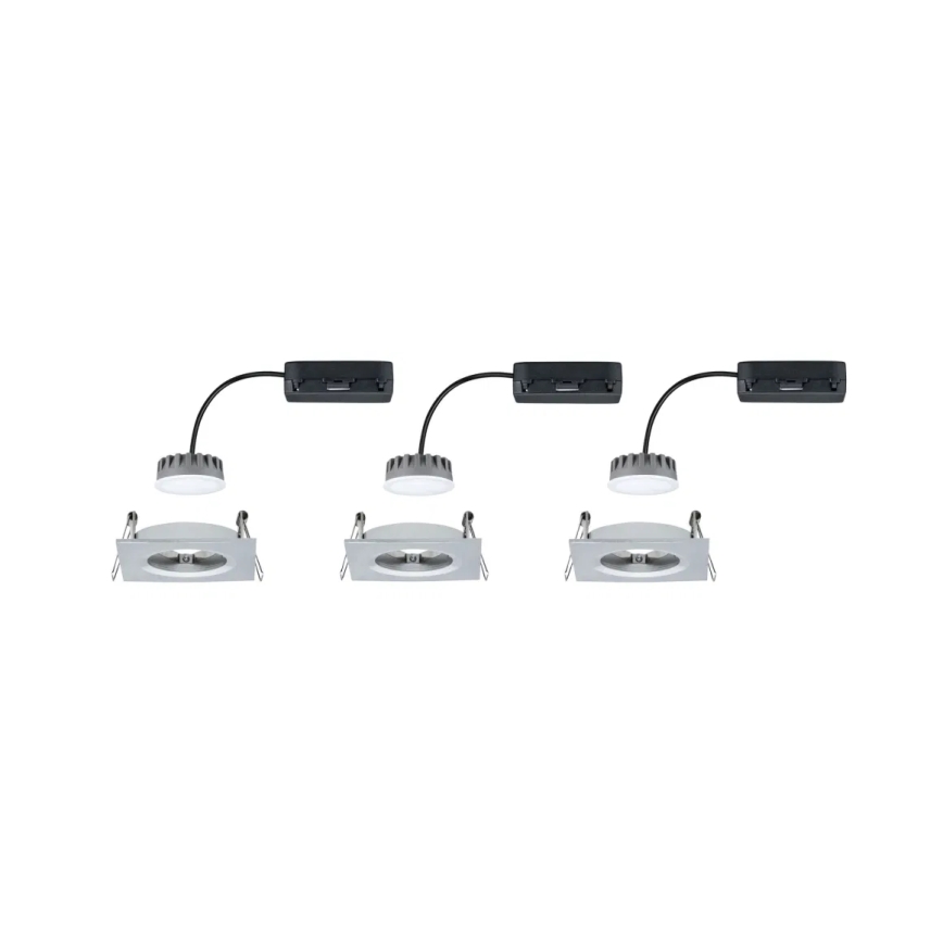 Paulmann 93895 - KOMPLEKTS 3xLED/6W IP44 Aptumšojama vannas istabas piekaramo griestu lampa NOVA 230V