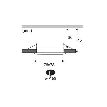 Paulmann 93895 - KOMPLEKTS 3xLED/6W IP44 Aptumšojama vannas istabas piekaramo griestu lampa NOVA 230V