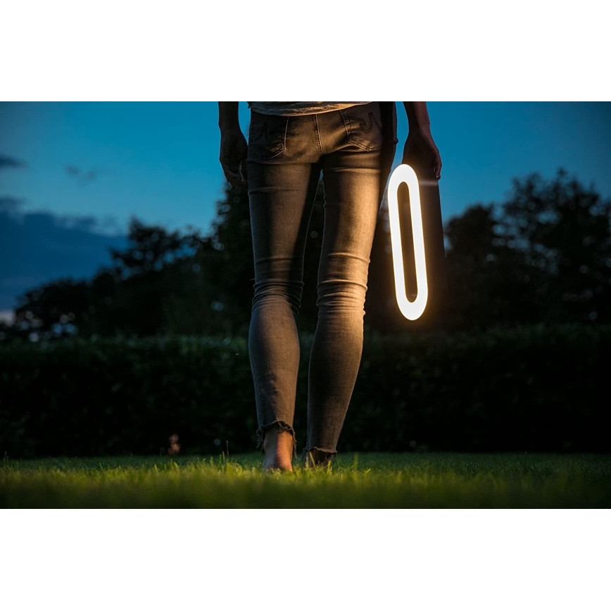 Paulmann 93933 - LED/6W IP44 Aptumšojama āra pārnēsājama lampa MOVAL 230V
