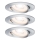 Paulmann 93943 - Komplekts 3x LED/6,8 W IP23 dimējams vannasistabas iebūvējams griestu gaismeklis COIN 230 V