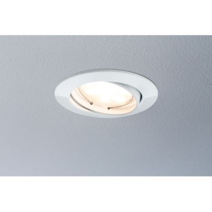 Paulmann 93961 - LED/7W IP23 Aptumšojama vannas istabas iegremdējama lampa COIN 230V balta