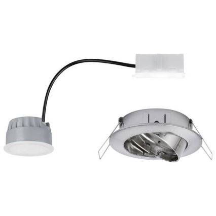 Paulmann 93963 - LED/7W IP23 Vannas istabas aptumšojamais gaismeklis COIN 230V