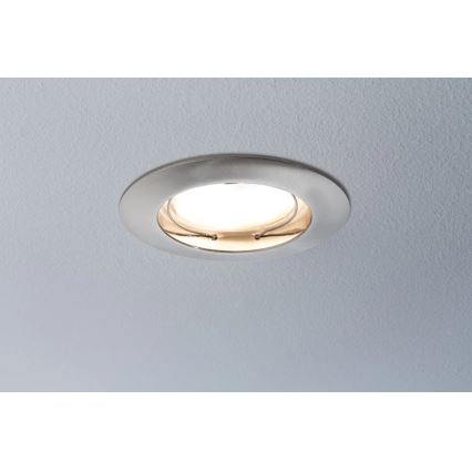 Paulmann 93976 - KOMPLEKTS 3xLED/6,8W IP44 Vannas istabas iegremdējama lampa COIN 230V