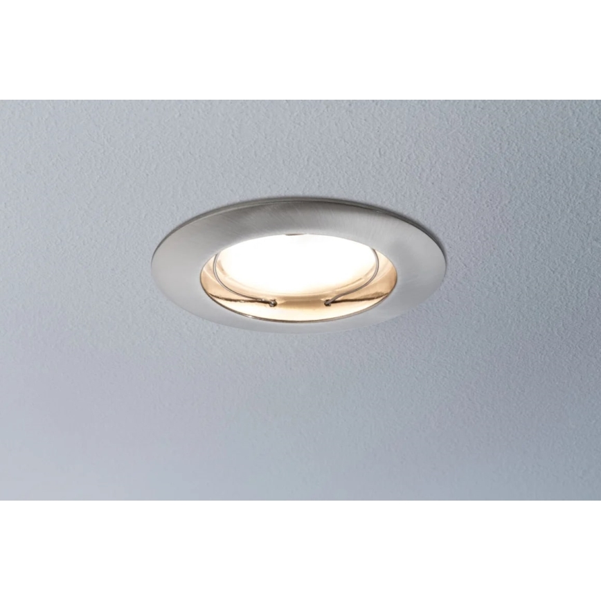Paulmann 93976 - KOMPLEKTS 3xLED/6,8W IP44 Vannas istabas iegremdējama lampa COIN 230V