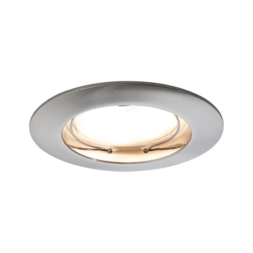 Paulmann 93976 - KOMPLEKTS 3xLED/6,8W IP44 Vannas istabas iegremdējama lampa COIN 230V