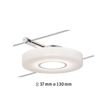 Paulmann 94090 - 1xLED/4W Starmetis sliežu sistēmai DISC 12V balta