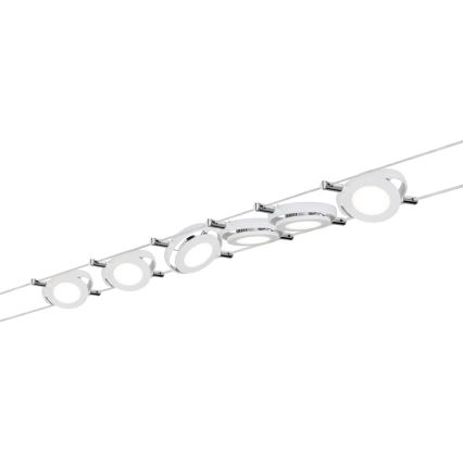 Paulmann 94106 - KOMPLEKTS 6xLED/4W Starmetis auklu sistēmai ROUNDMAC 230V balta
