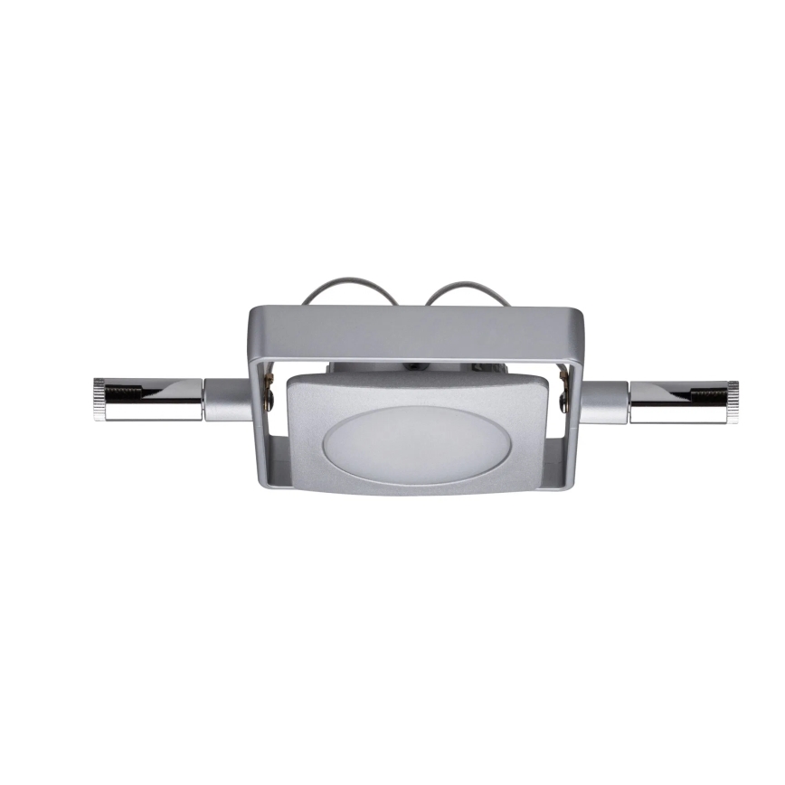 Paulmann 94107 - komplekts 4xLED/4,3W spotgaismekļi MAC vadu sistēmai 230V, matēts hroms