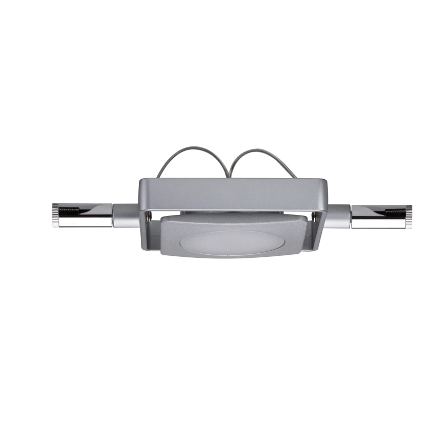 Paulmann 94107 - komplekts 4xLED/4,3W spotgaismekļi MAC vadu sistēmai 230V, matēts hroms