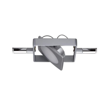 Paulmann 94107 - komplekts 4xLED/4,3W spotgaismekļi MAC vadu sistēmai 230V, matēts hroms