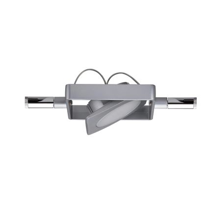 Paulmann 94107 - komplekts 4xLED/4,3W spotgaismekļi MAC vadu sistēmai 230V, matēts hroms