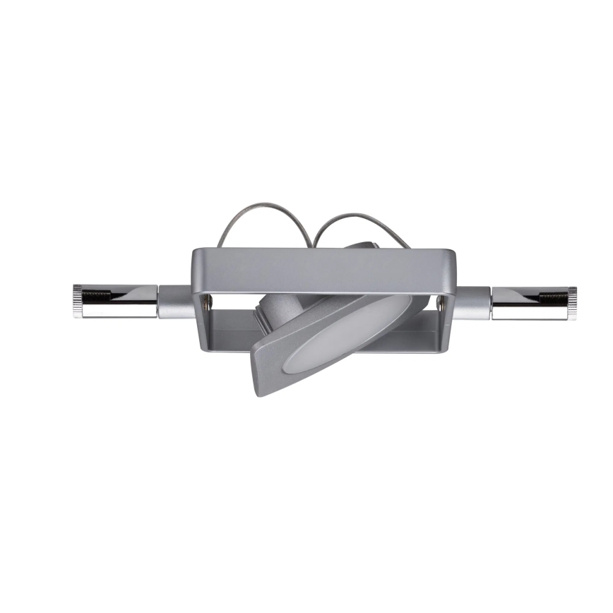 Paulmann 94107 - komplekts 4xLED/4,3W spotgaismekļi MAC vadu sistēmai 230V, matēts hroms