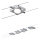 Paulmann 94107 - komplekts ar 4xLED (4,3 W) — pilnīga trošu sistēma MAC 230 V, matēts hroms