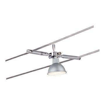 Paulmann 94147 - 1xGU5,3/10W Virziena gaismeklis kabeļu sistēmai TOGO 12V matēts hroms