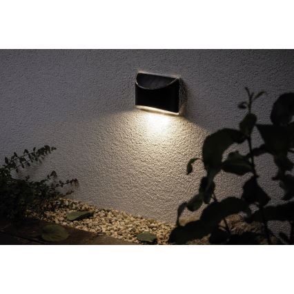 Paulmann 94233 - LED/0,05W IP44 Saules enerģijas sienas lampa ELLIOT 1,2V 400 mAh