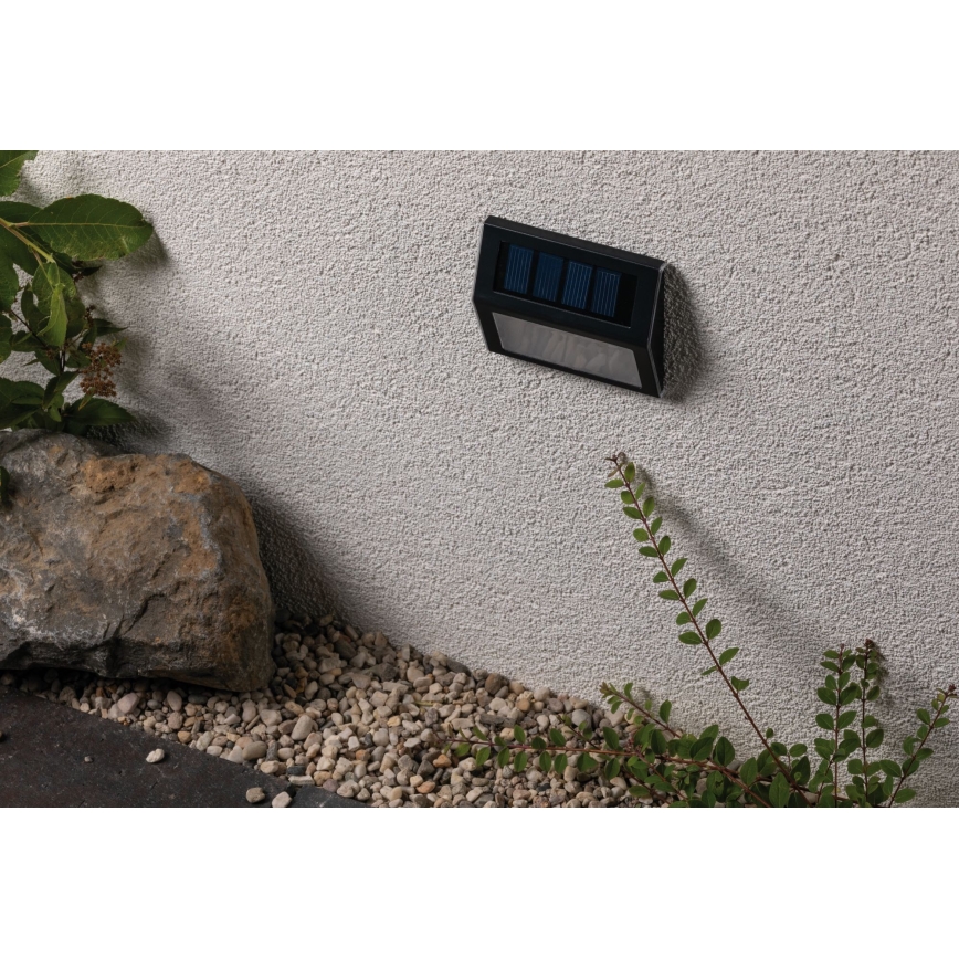 Paulmann 94234 - LED/0,05W IP44 Āra saules enerģijas lampa ar sensoru DAYTON 1,2V 400 mAh