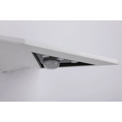 Paulmann 94244 - LED/1,2W IP44 Saules sienas gaismeklis ar sensoru YOKO 3,7V 1800 mAh balts