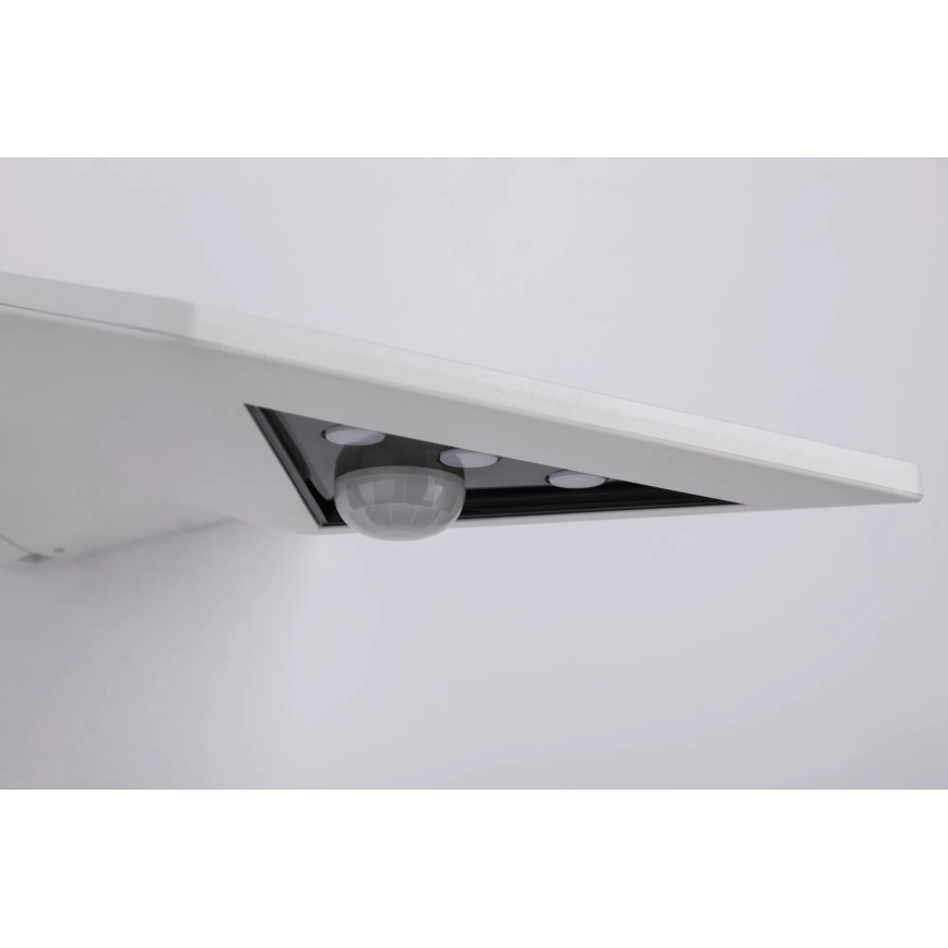 Paulmann 94244 - LED/1,2W IP44 Saules sienas gaismeklis ar sensoru YOKO 3,7V 1800 mAh balts