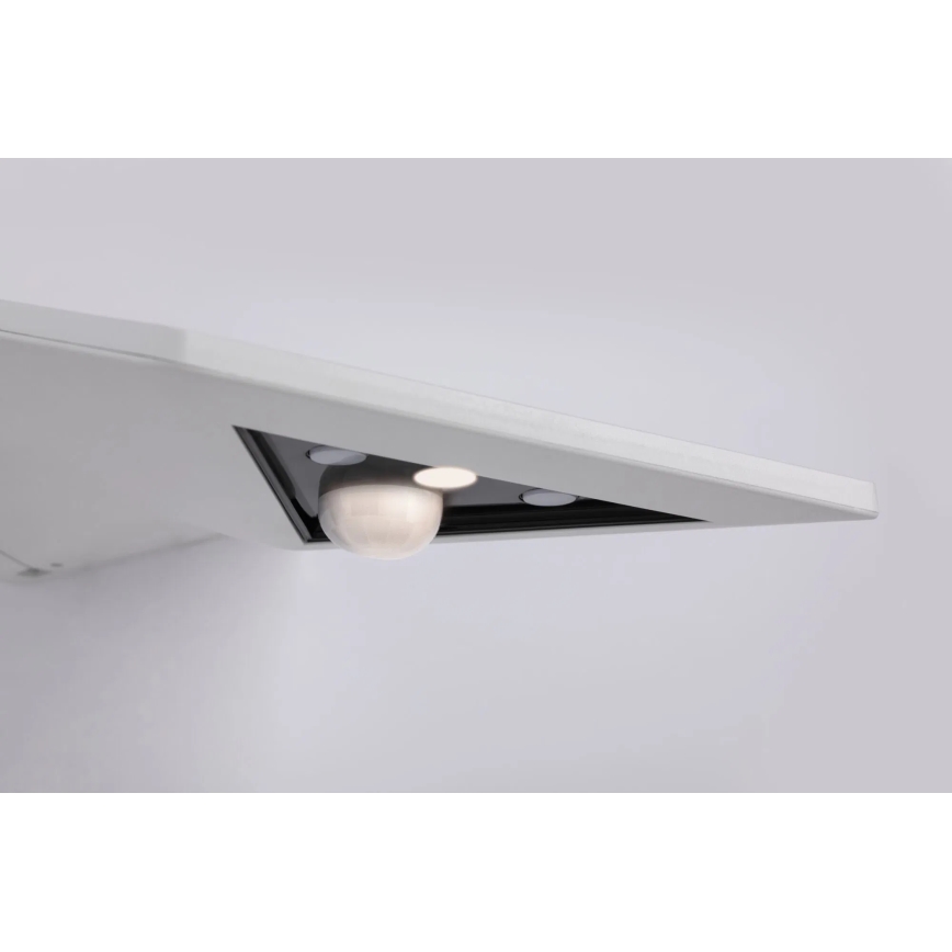 Paulmann 94244 - LED/1,2W IP44 Saules sienas gaismeklis ar sensoru YOKO 3,7V 1800 mAh balts