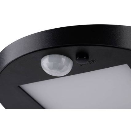 Paulmann 94246 - LED/1,2W IP44 Āra saules enerģijas lampa ar sensoru RYSE 3,7V 1800 mAh