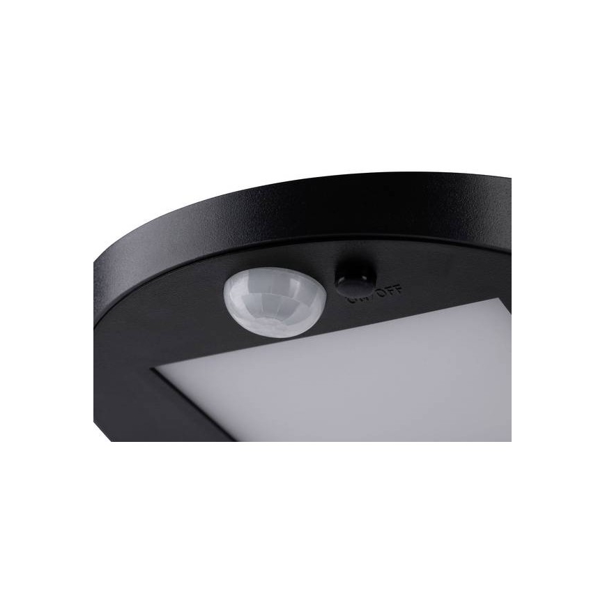 Paulmann 94246 - LED/1,2W IP44 Āra saules enerģijas lampa ar sensoru RYSE 3,7V 1800 mAh