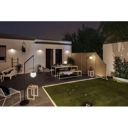 Paulmann 94246 - LED/1,2W IP44 Āra saules enerģijas lampa ar sensoru RYSE 3,7V 1800 mAh