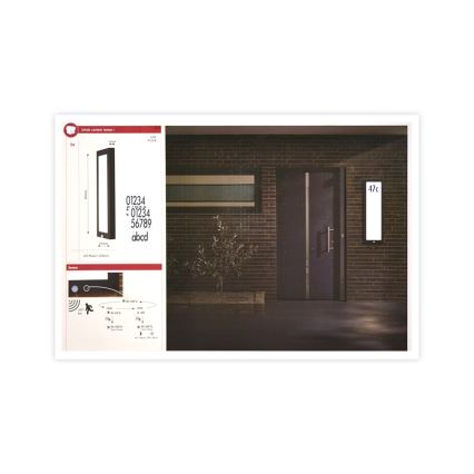 Paulmann 94257_1 - LED/19W IP44 Āra griestu lampa ar sensoru 230V