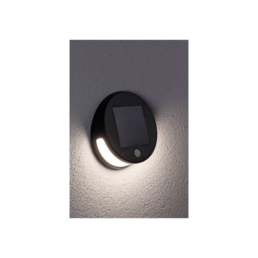 Paulmann 94265 - LED/3W IP44 Āra saules baterijas gaismeklis ar sensoru HELENA 3,7V