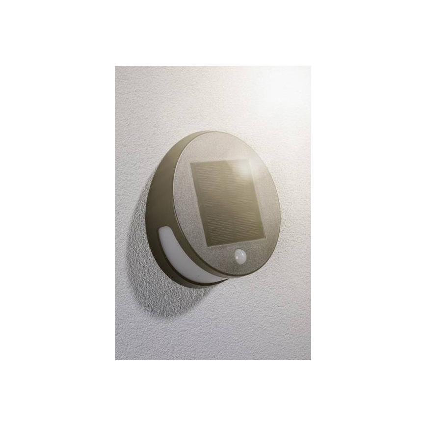 Paulmann 94265 - LED/3W IP44 Āra saules baterijas gaismeklis ar sensoru HELENA 3,7V